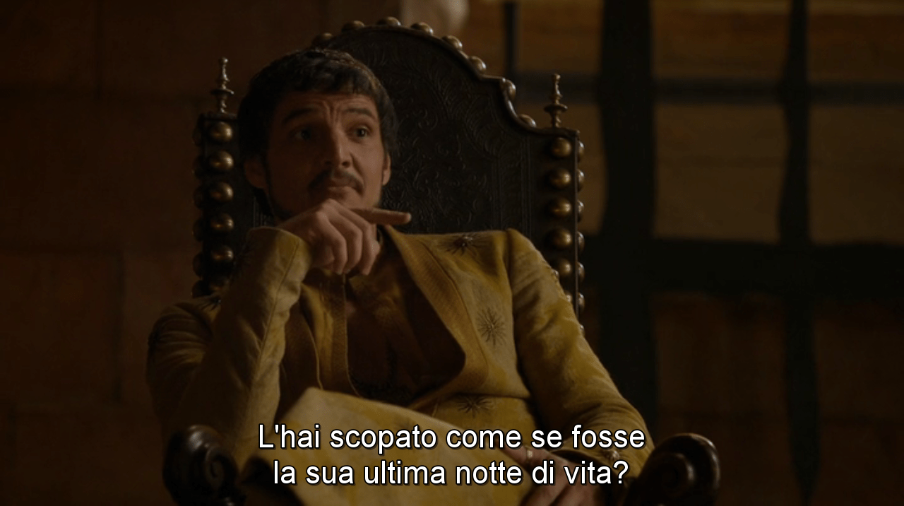 oberyn non parla mai a caso