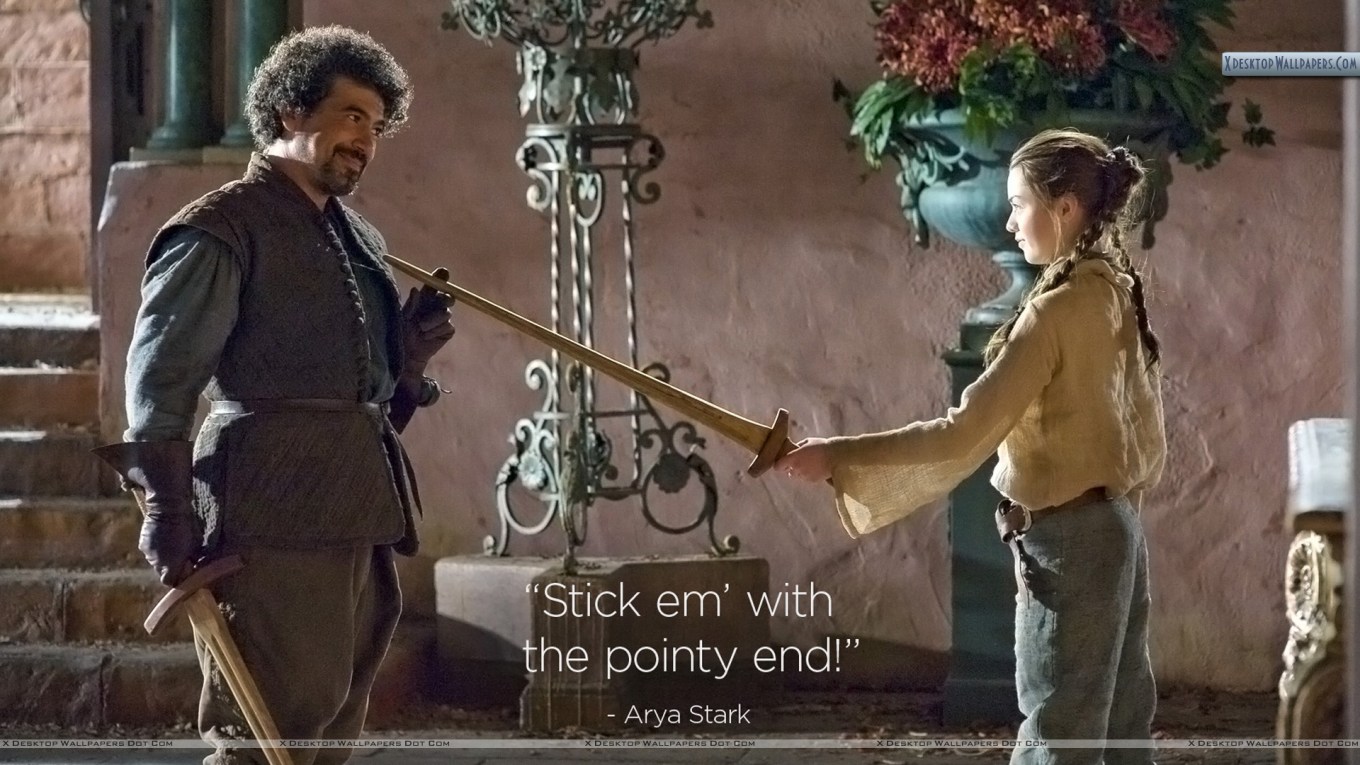 syriol e arya The Pointy End