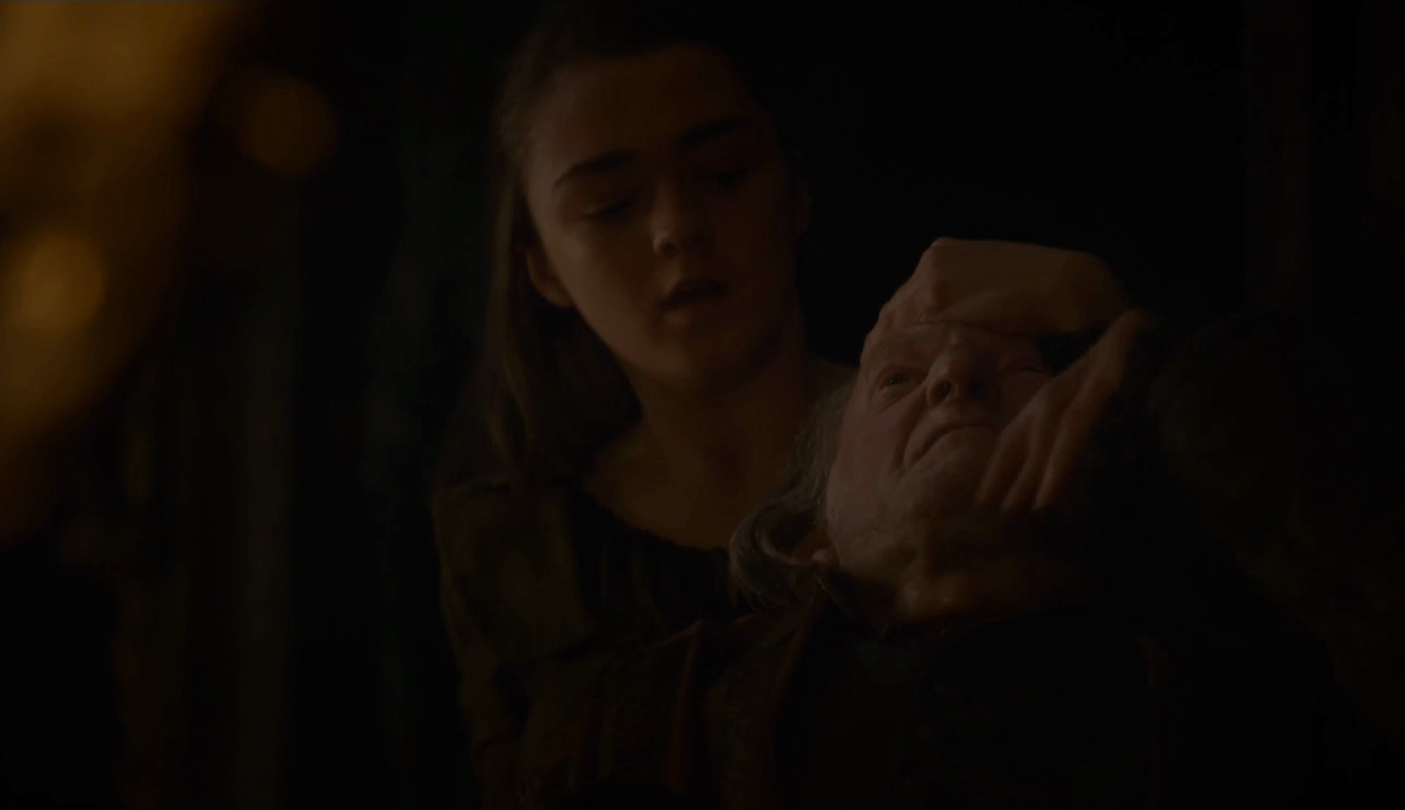 arya uccide walfer frey