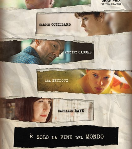 è solo la fine del mondo xavier dolan poster