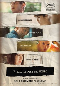è solo la fine del mondo xavier dolan poster