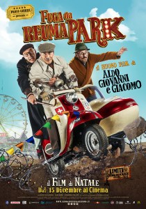 fuga da reuma park aldo, giovanni e giacomo film natale 2016 poster locandina