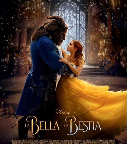 la bella e la bestia disney locandina poster italia