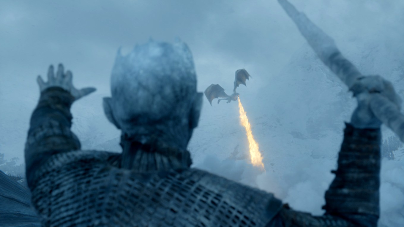 Night_King Viserion Beyond the Wall