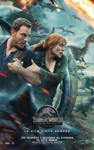 Jurassic World - Il regno distrutto locandina manifesto film